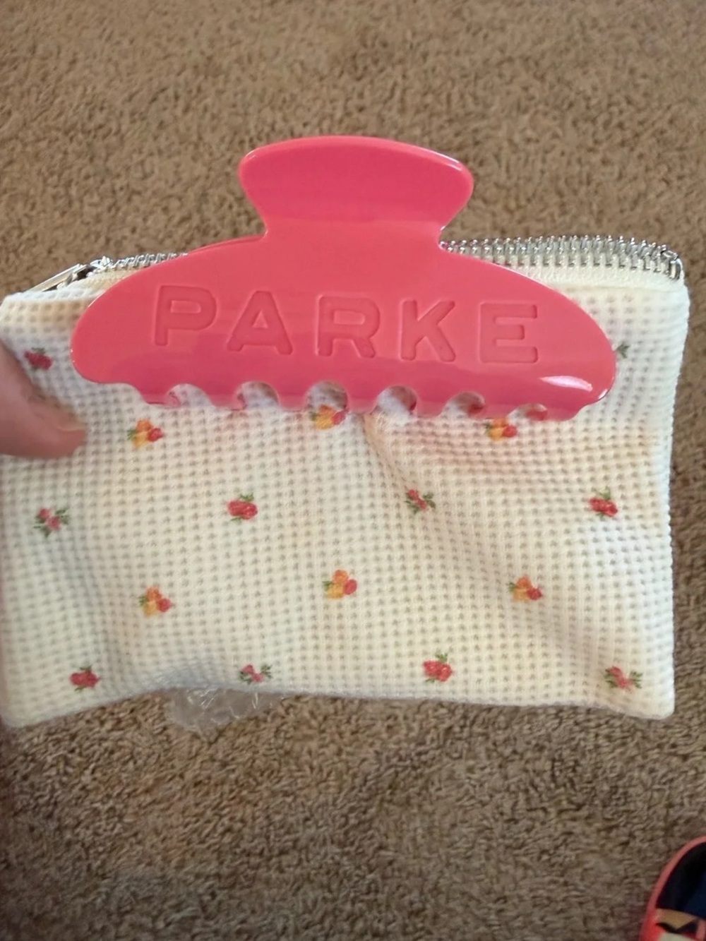 PARKE Pink Claw Hair Clip for Women & Kids